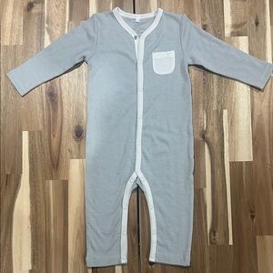 Mori Striped Gray Kids Pajama 9-12 months